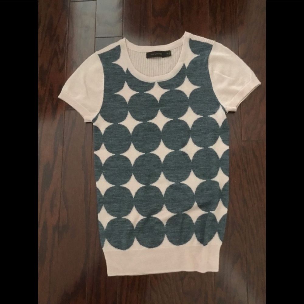 Stylish Blue and White Women's Sweater